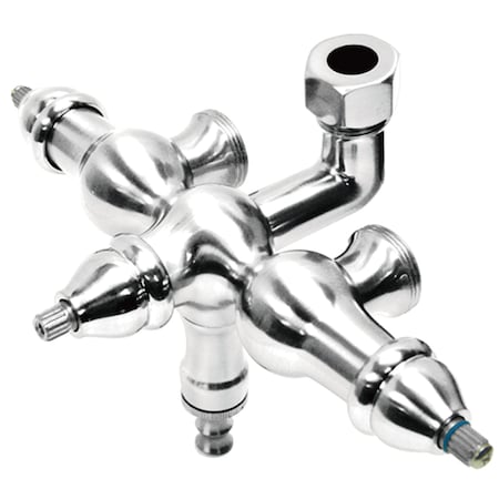 Kingston Brass Vintage Down Spout Faucet, Polished Chrome ABT400-1